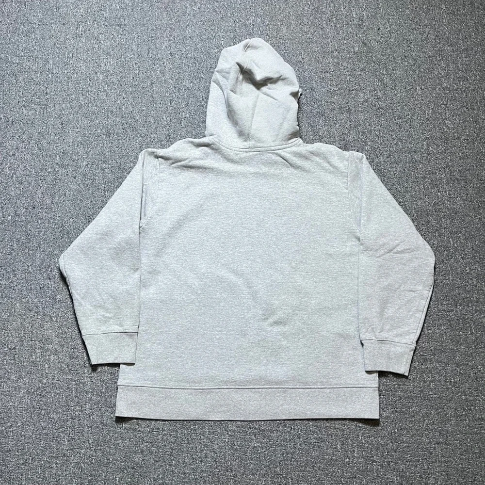 The North Face Hoodie XL Gray Pullover Logo Graphic Fleece Sweatshirt Mens